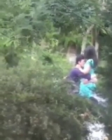 Секс молодых узбеков на свежем воздухе